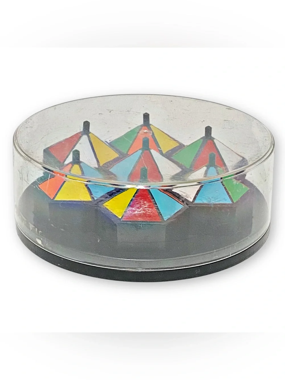 Circus Puzzler Vintage 1980s Hexagon Color Match Game Puzzle Rare Brain Teaser